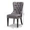Baxton Studio Remy Grey Velvet Espresso Finished 2-Piece Wood Dining Chair Set 162-10460 - alternate 8